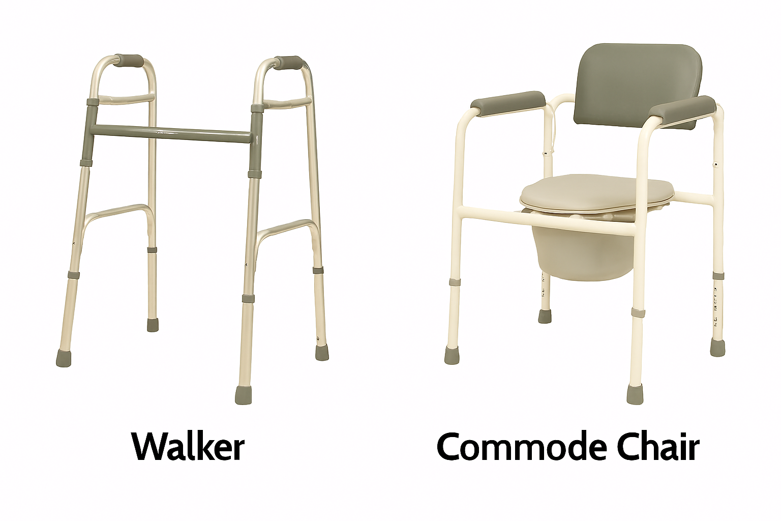 Walker & Commode Chair